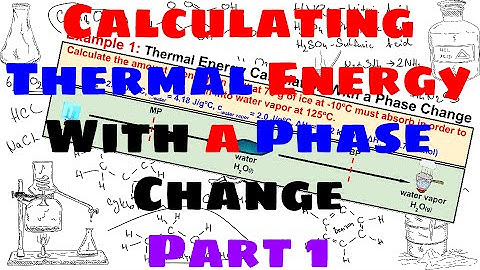 Calculating Thermal Energy Changes With a Phase Change - Part 1