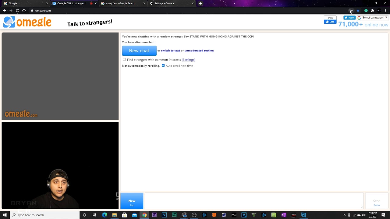 On omegle working cam chrome not How to