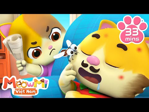 Hãy tránh xa những con muỗi | An toàn khi có muỗi | Nhạc thiếu nhi | MeowMi Gia đình những chú mèo