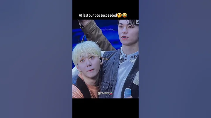At last boo succeeded #vernon #seungkwan #seventeen #svt #carats #kpop #fyp #viral #shorts