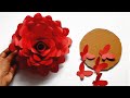 Beautiful paper flower wall hanging  easy paper craft  paper craft ideas wallhangings
