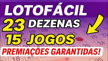 Teste Esse Esquema da Lotofácil: 23 Dezenas com Premiação Garantida!