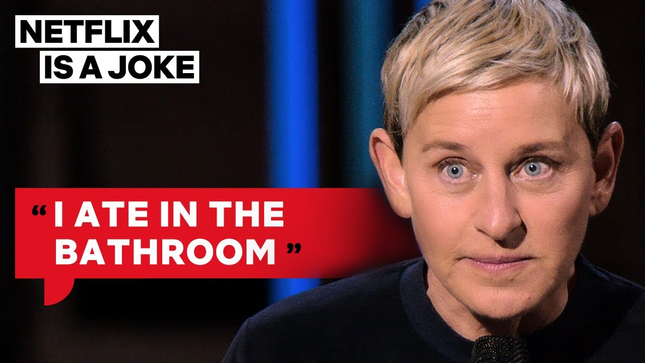 ⁣Ellen Degeneres Gets Anxiety In Restaurants | Netflix Is A Joke