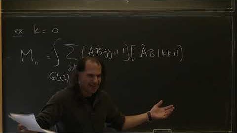 ARKANI HAMED, N., "Spacetime & Quantum Mechanics, Total Positivity & Motives," Lecture 25 - 12/03/19