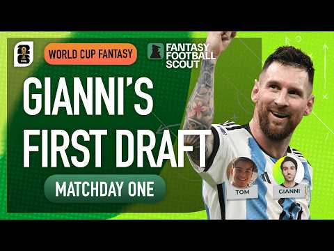 GIANNI'S FIRST DRAFT! 💥 | FIFA World Cup 2026 Fantasy Tips
