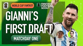 GIANNI'S FIRST DRAFT! 💥 | TRIPLE SPAIN + GERMANY 🔐 | FIFA World Cup 2026 Fantasy Tips