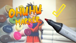 Je teste les feutres à alcool pas cher : Ohuhu marker ! 