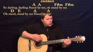Video thumbnail of "Stand By Me (Ben E King) Strum Guitar Cover Lesson with Chords-Lyrics"
