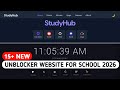 New Fresh Unblocker Links 2026 - Unblocked Websites For School Chromebook 2026
