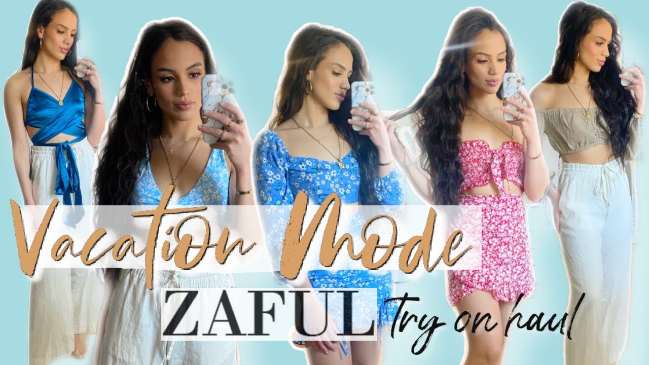 ZAFUL VACTATION TRY ON HAUL| bikinis, summer / spring clothes | Janelle Mariss