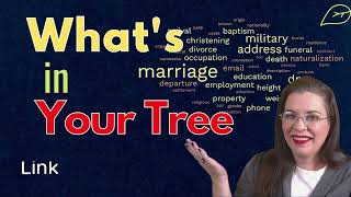 Are You Using These Building Blocks for Your Family Tree?
