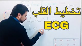 ECG Atrial Enlargement تخطيط القلب الدكتور عبدالله مازن