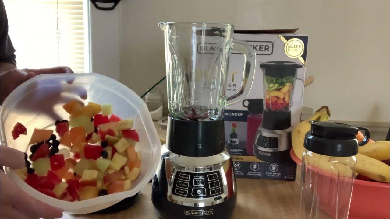 BLACK+DECKER Appliances - What's more refreshing than a fruit smoothie? A  fruit smoothie made with a Quiet Blender. Introducing the BLACK+DECKER™  Quiet Blender, featuring an innovative design that significantly reduces  the noise