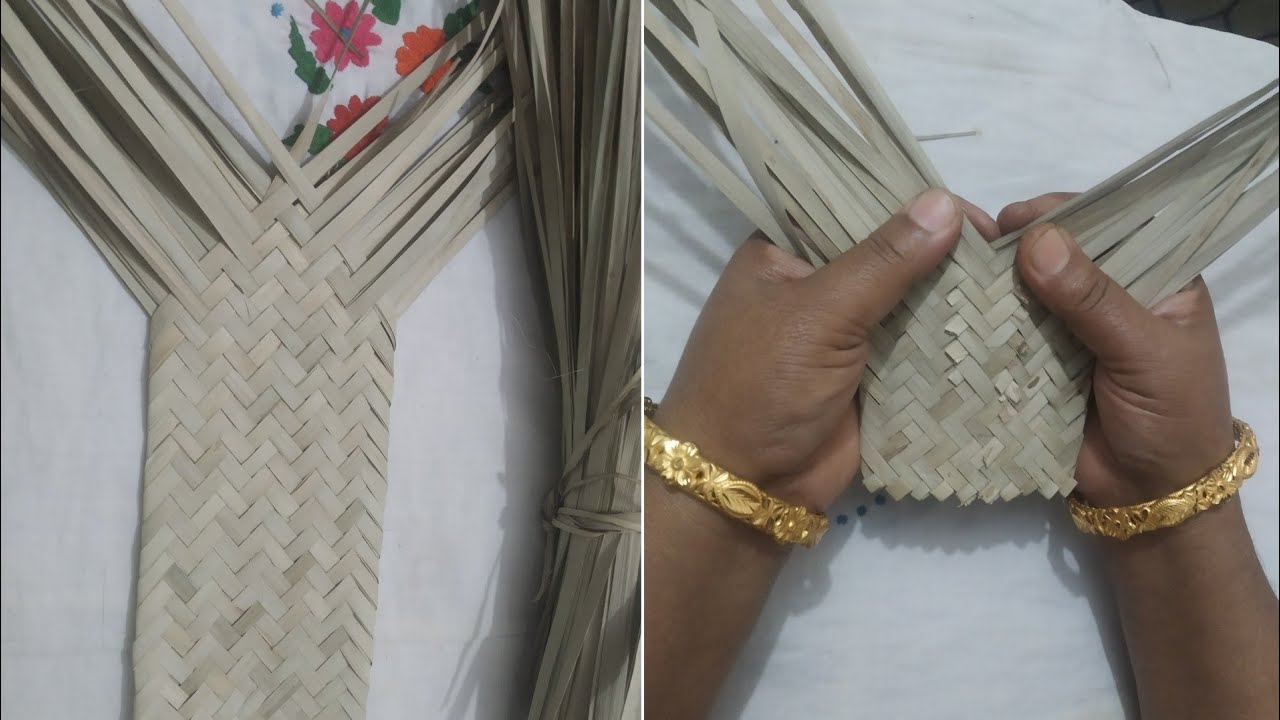 হাতের তৈরি খেজুরপাতার পাটি।