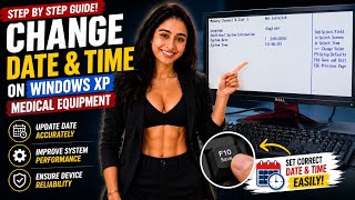How to change date time on Windows XP based Medical Equipment 
