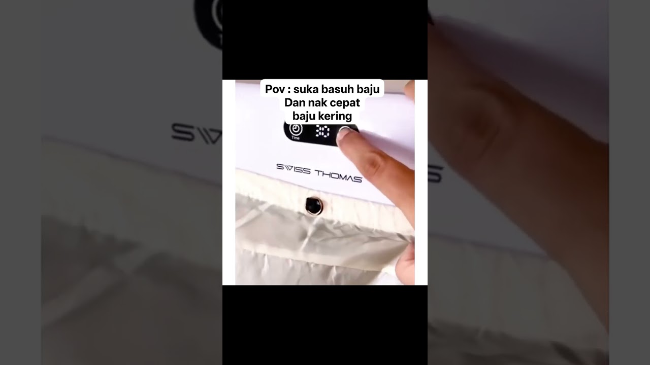 Alat ni function bila time hujan atau time travel.. bantu keringkan pakaian dgn cepat.. ✅