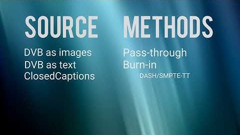Work with subtitles and teletext from different sources when encoding to various formats