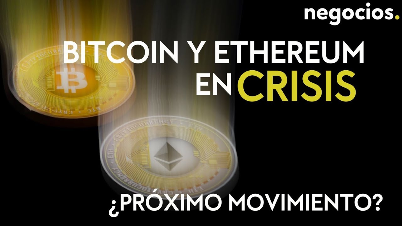 Bitcoin y Ethereum en crisis: cortizaciones por debajo de la media móvil