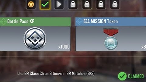 Call of Duty Mobile Use BR Class Chips 3 times in BR Matches Task Complete