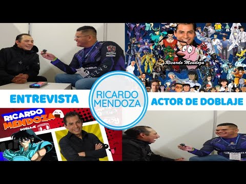 entrevista con RICARDO MENDOZA actor de #doblaje #doblajelatino #anime