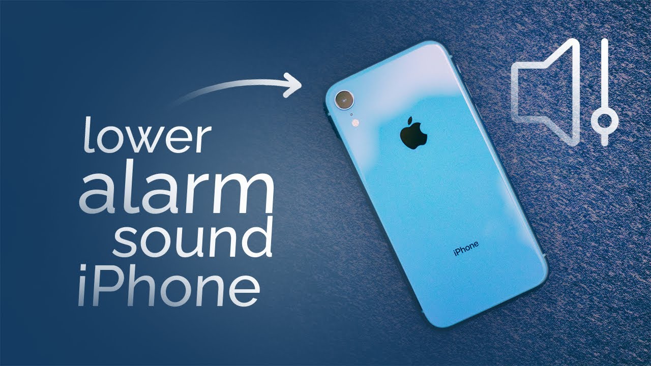 how-to-lower-alarm-sound-volume-on-iphone-tutorial-youtube