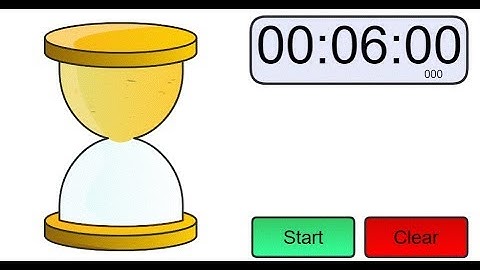 6 Minutes- Sand Timer