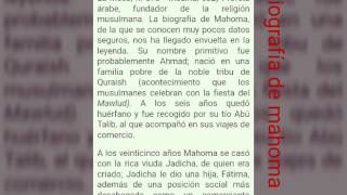 Biografía De Mahoma J.c.j