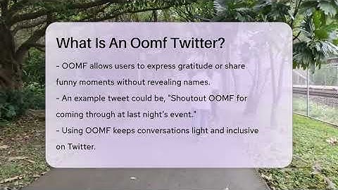 What Is An Oomf Twitter? - Everyday-Networking