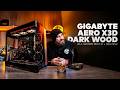 This Build Will Put Hair On Your Chest | Gigabyte Aero X3d Dark Wood