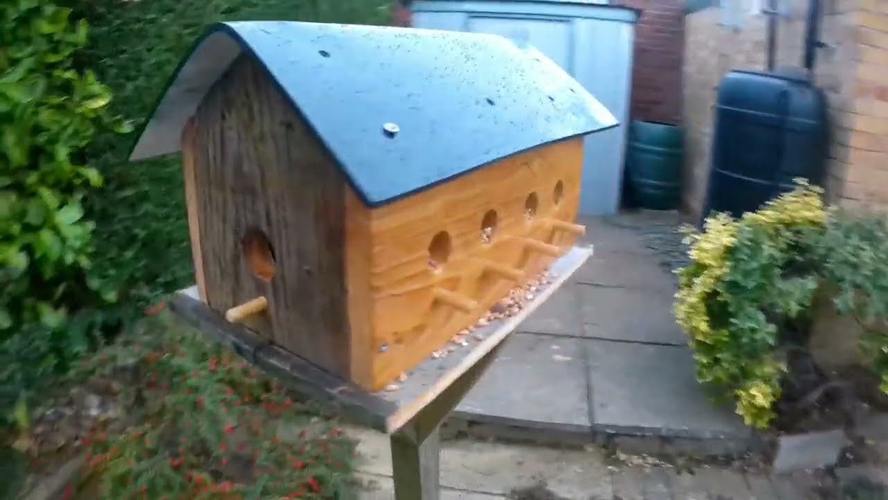 Скворечник своими руками из обрезков дерева. Похож на Кирби Холла. Часть 3.