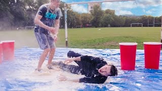 FOOTBALL BEER PONG