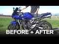 Before &amp; After | Stock Exhaust to Inja Exhaust