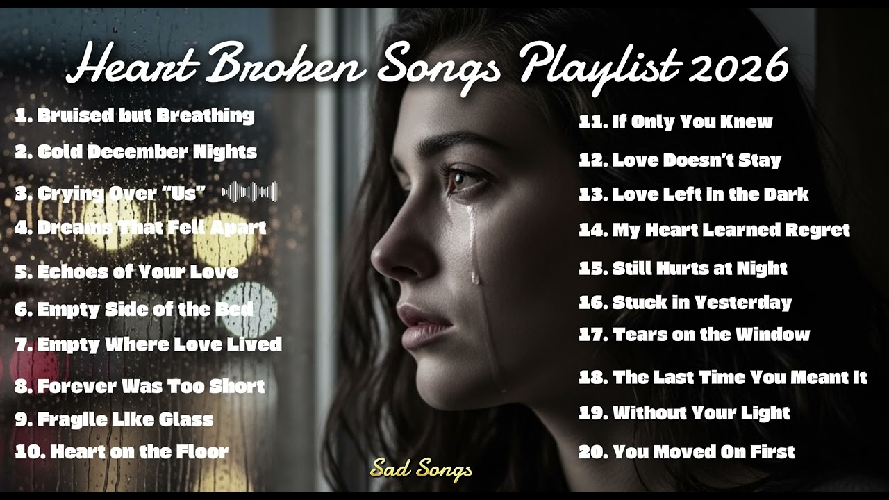 Beautiful Sad Vibes Song Playlist💔😭 Emotional Pop Ballads || English Pop for Midnight Melancholy🔥🎶