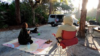 First Camping Trip in the Van (Lake Kissimmee State Park)