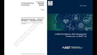 #ISO42001 vs #NIST #AIRMF #français