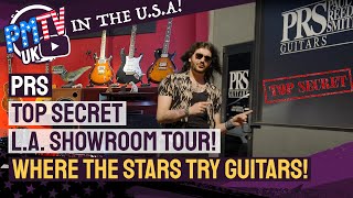 PRS's Secret Los Angeles Showroom Tour! - Where Famous PRS Artists Hang Out & Try New Guitars!