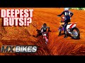 Max erode with high winds deepest rut ever in mxbikes