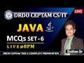 JAVA MCQs Set-6 | DRDO CEPTAM 10 Tier-II | Computer Science/IT | Live @8Pm by Shubham Sir