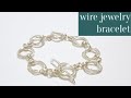 ＃67コイルワイヤー・ラウンドパーツブレスレット・wire jewelry bracelet