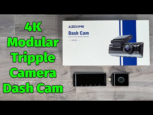 Azdome M550 Triple Channel Dashcam Review – Good Video Quality – drekitech