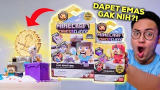 MENCARI EMAS DI GOA MINECRAFT! | TREASURE X MINECRAFT CAVES AND CLIFFS UNBOXING & REVIEW