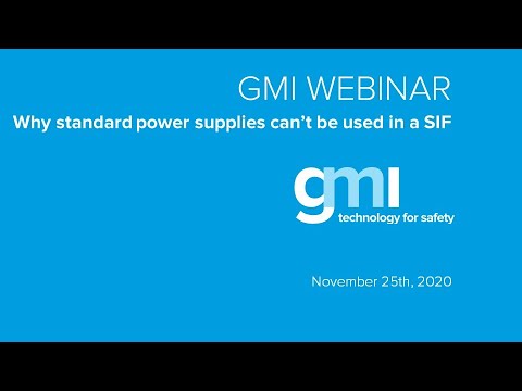 Why a standard Power Supply can't be used in a SIF - ( 25/11/2020)