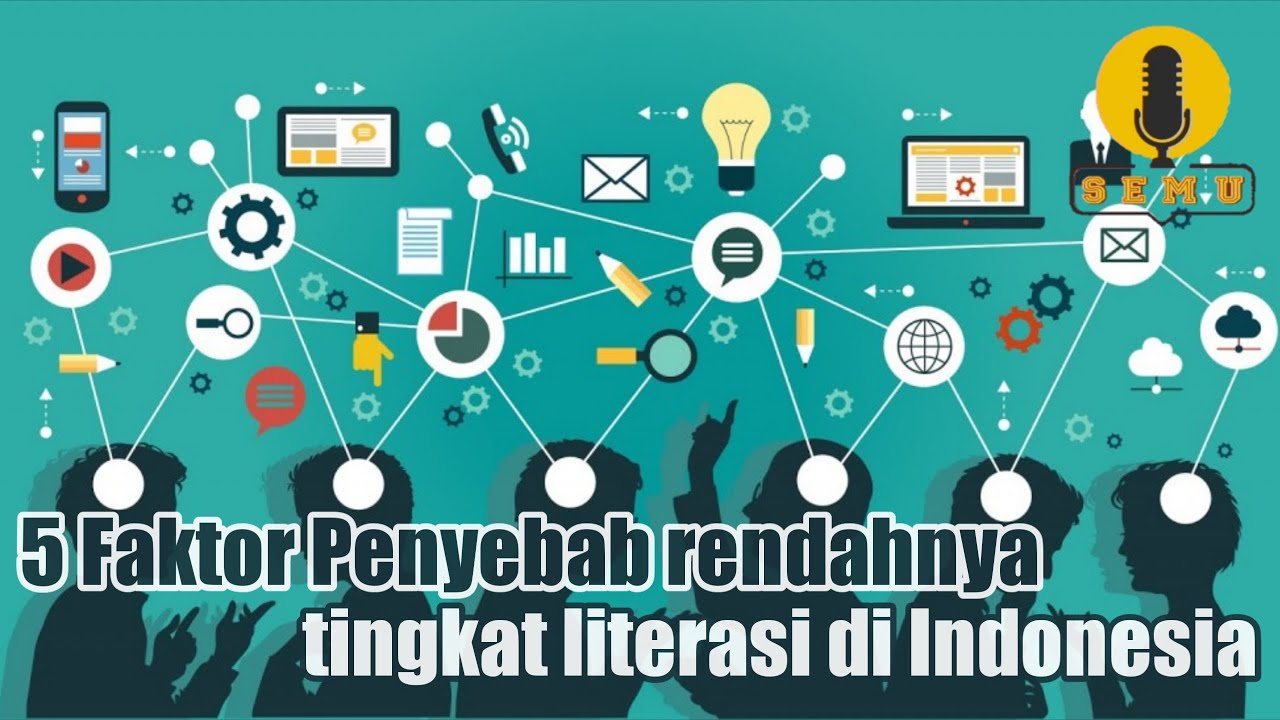 Kenapa tingkat literasi di Indonesia rendah? ini sebabnya.