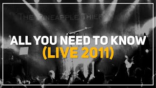 All You Need To Know - The Pineapple Thief (Live 2011)
