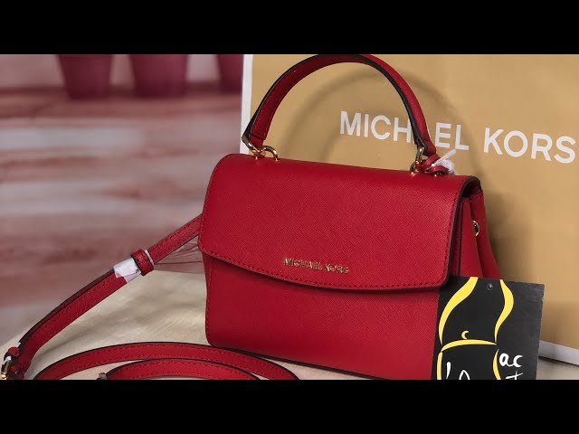 Michael Kors Ava Extra-Small Saffiano Leather Crossbody - Cinder