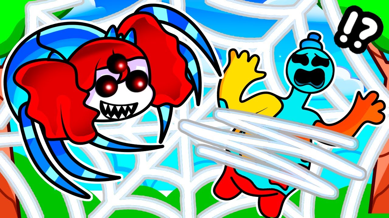 Poppy e Doey TRANSFORMAM-SE em ARANHA  no SPIDER ROBLOX