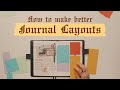 How to make better journal layouts