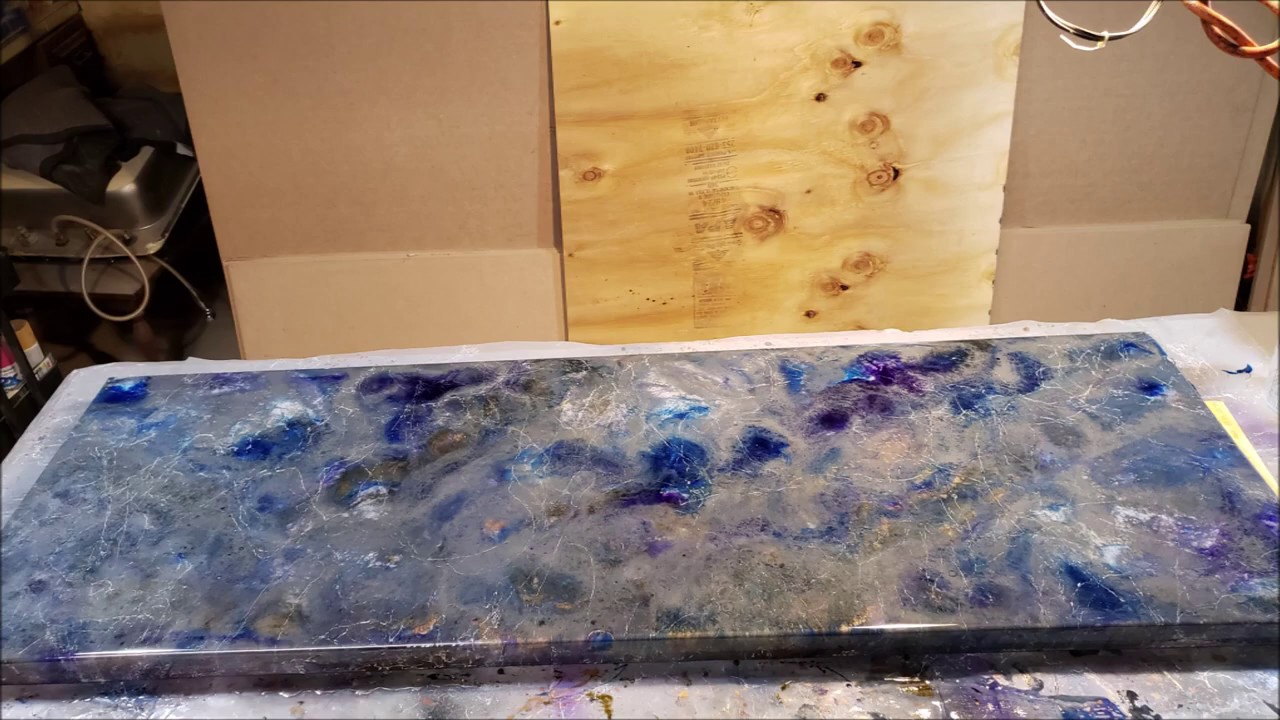 Dresser Topper Stone Coat Epoxy Art YouTube