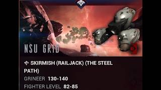 Warframe - Railjack Steel Path - Veil Proxima Solo