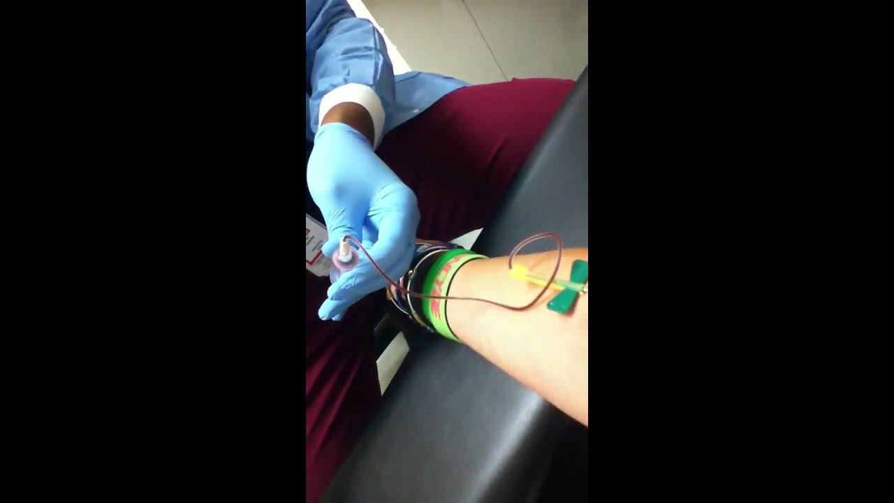 Blood drawn YouTube